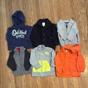 Assorted Sweaters and One Jacket